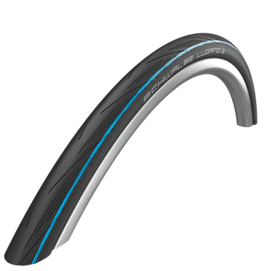 Lugano II clincher tire - 25-622 (700x25C) - KevlarGuard - Blue stripe