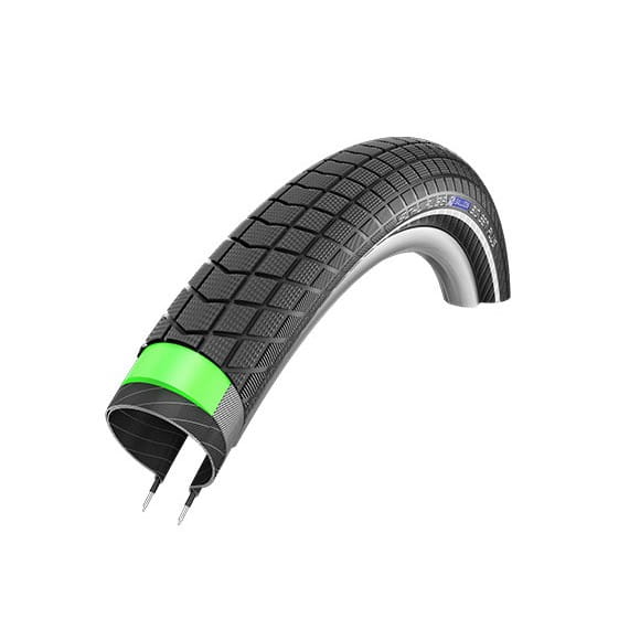 Big Ben Plus clincher tire - 24x2.15 inch - Double Defense - reflective stripes - black