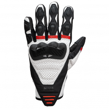 Rapid 1.0 Lederhandschuhe schwarz-weiss-rot