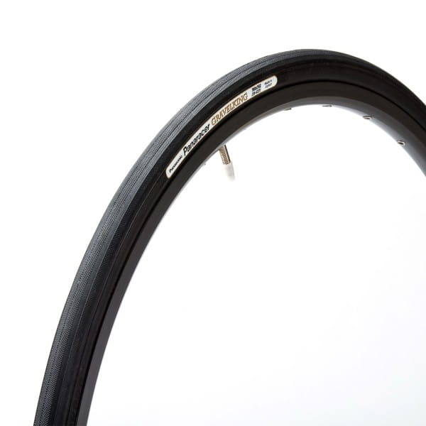 Gravelking Slick road bike folding tire 28 inch - black