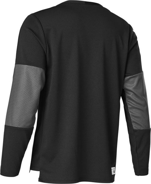 Youth Defend Long Sleeve Jersey - black