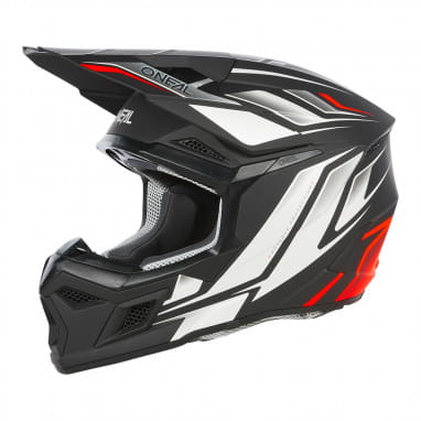 3SRS Casco giovanile VERTICAL nero/bianco