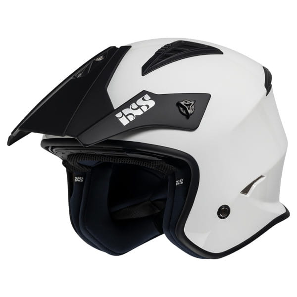 Jet helm iXS114 3.0 - wit-zwart