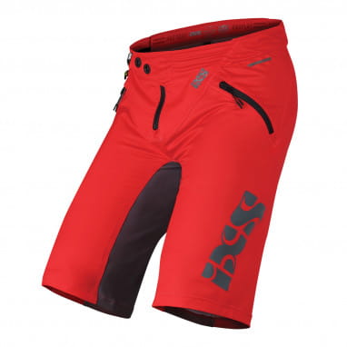 Trigger cycling shorts - Red/Grey