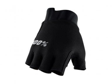Exceeda Women's Gel Kurz-Finger-Handschuhe - Solid Black