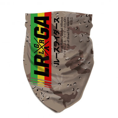 Sjaal - 420 Desert - Beige/Groen/Geel/Rood