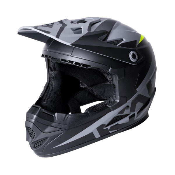 Zoka Fullface Helm - Schwarz/Grau