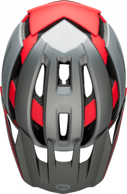Super Air R Spherical bike helmet - matte gray/red