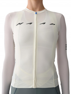 Women's Evade Pro Base LS Jersey 2.0 - Chalk