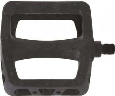 Twisted PC Plastic Pedals - 9/16 Inch - Black