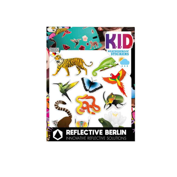 Reflecterende K.I.D. - Reflecterende Sticker - Jungle