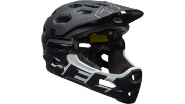 Bell SUPER 3R - MIPS - Fullface Helm - Black/White