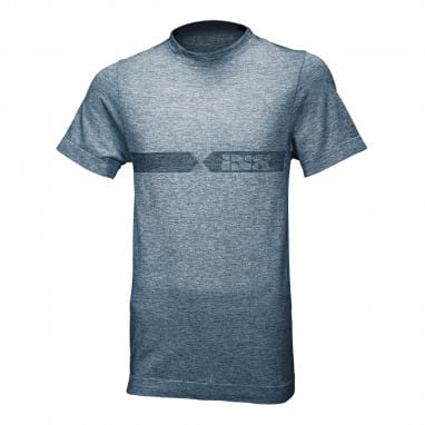 Funktionales T-Shirt Melange blue grey