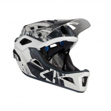 DBX 3.0 Enduro Helm - Schwarz/Weiß
