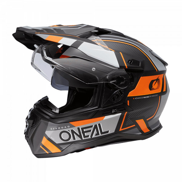 D-SRS Helm SQUARE black/gray/orange
