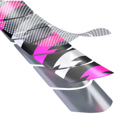 Rahmen- und Kettenstrebenschutz - Bolt/Pink