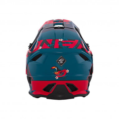 Blade Polyacrylite Helm Rio - Fullface Helm - Rood/Zwart