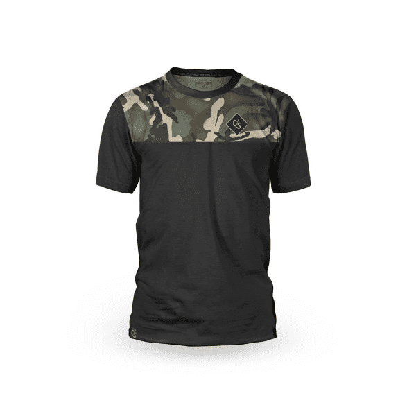 C/S Jersey Short Sleeve - Black/Camo