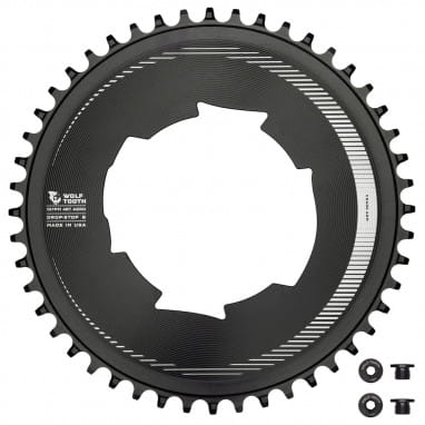 SRAM Aero-Kettenblatt, 107 BCD, 4-Loch, Drop-Stop B - black