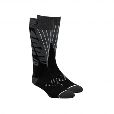 Moto Socks - Black/Grey