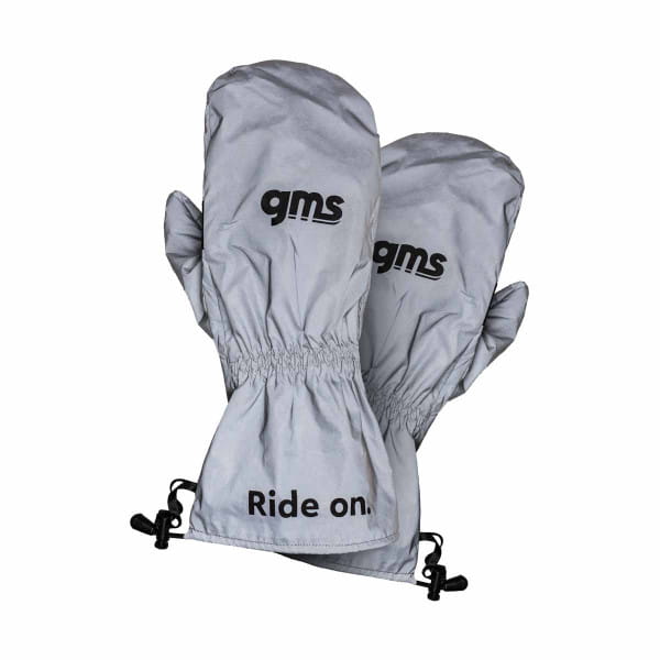 Couvre-bottes de pluie de moto grise réfléchissante Gms LUX Vente
