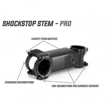 ShockStop PRO suspension stem, +/- 6 degrees