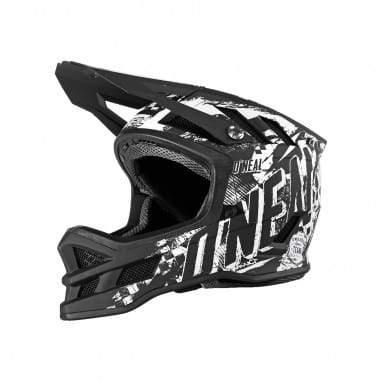Blade Hyperlite Helmet Rider - Fullface Helm - Schwarz/Weiß