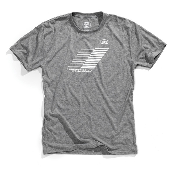 Helix Tech Tee - Functional T-Shirt - Heather Grey - Grey/White
