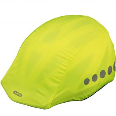 Rain cover for helmets - signal yellow