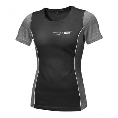 Team Damen T-Shirt - grau-schwarz