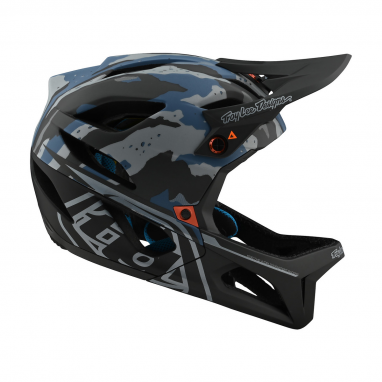 Stage Helmet (MIPS) STEALTH Fullface-Helm - Camo Blau