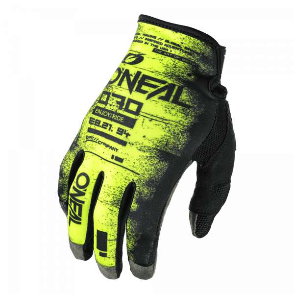 MAYHEM Glove SCARZ - black/neon yellow