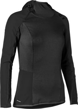 Donna DEFEND THERMO HOODIE - Nero
