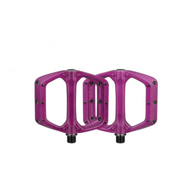 Spoon DC Flat Pedals - Purple