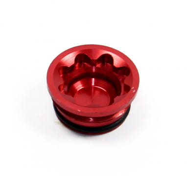 Bore Cover for V4 Caliper Large - Red