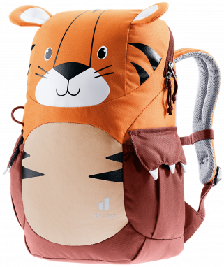 Kikki Kinderrucksack - mandarine-redwood