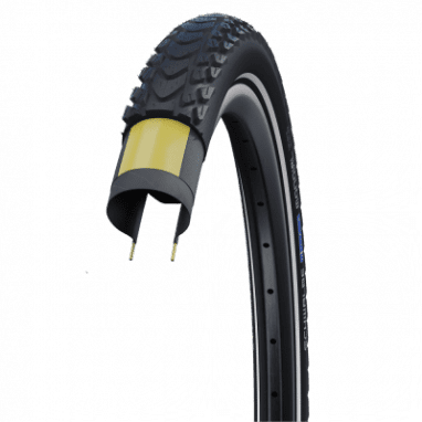 Marathon Mondial DD, Race Guard, cubierta 27.5", E-50 - negro/reflejo