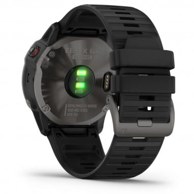 FENIX 6X Sapphire - Montre-bracelet GPS - Noir/Gris