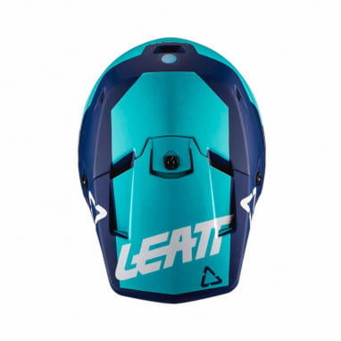 Motocross helmet GPX 3.5 - green-blue