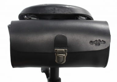 Raymond P. Leather Saddle Bag - Black