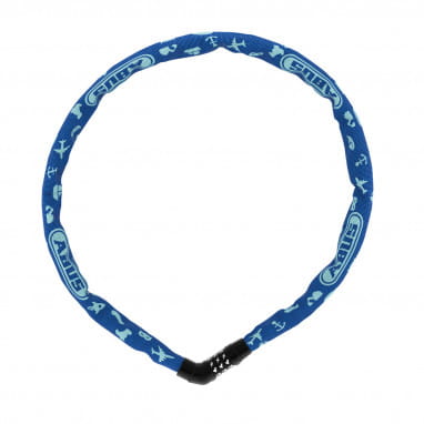 Steel-O-Chain 4804C/75 - Serratura di apprendimento per bambini con simbolo - Blu