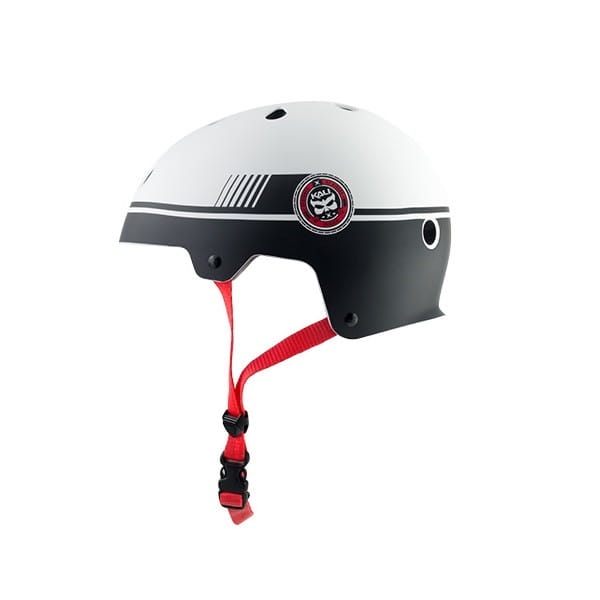 Maha Graphics Dirt Helmet - Nero/Rosso