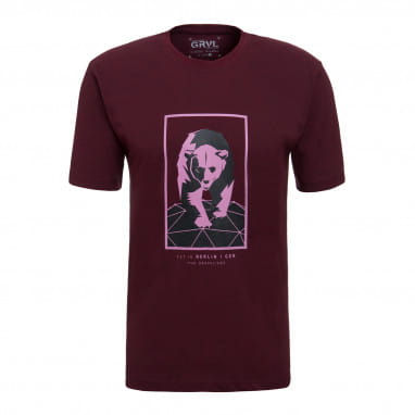 GRVL Bear T-Shirt - Rot