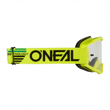 B-10 Goggle SOLID neon yellow - clear