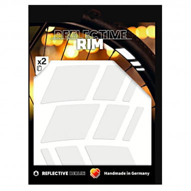 Reflective Rim Racer - White