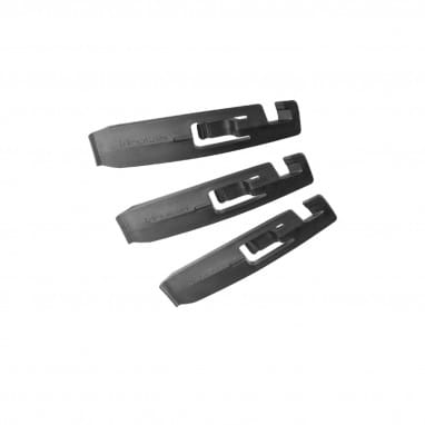 Tubeless tire lever set, 3 pieces