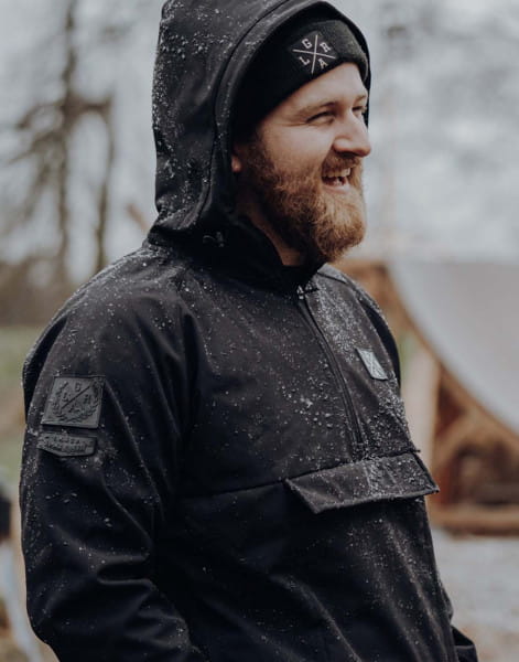 Anorak C/S BlackLabel Weatherproof Softshell - Noir