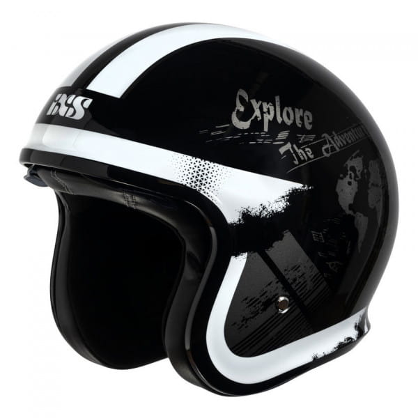 Jet helmet iXS880 2.2 black-white-anthracite