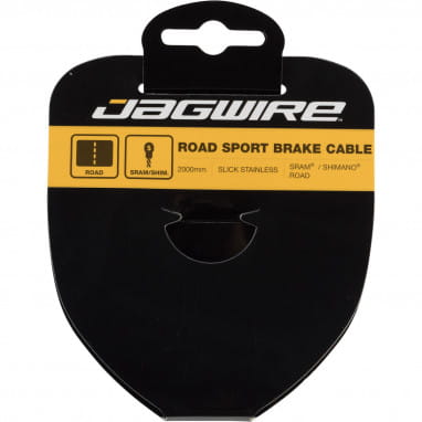 Brake cable Road Sport stainless steel polished - 1.5 x 2000 mm