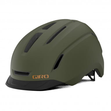 Caden II LED Bike Helmet - matte trail green